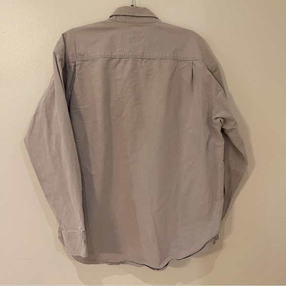 Cabela's Tan heavy weight Shirt Large Regular - Picture 2 of 3